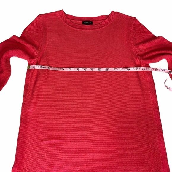 Talbots Sweater Womens Small Petite Coral Lightweight Soft Cotton Rayon - Picture 5 of 7